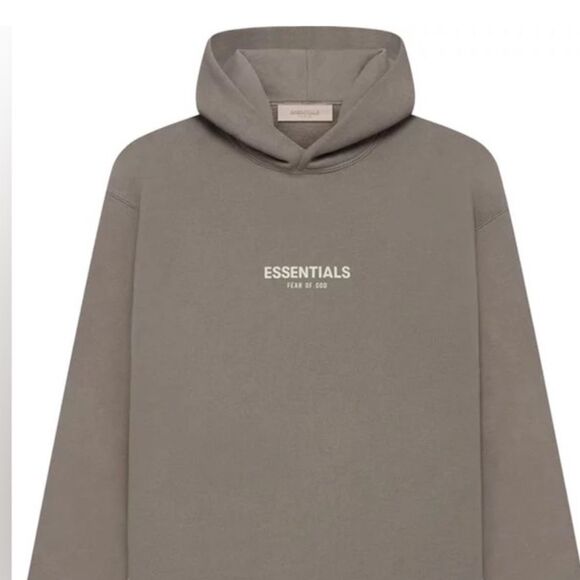 Fear of God Essentials Relaxed Hoodie 'Desert Taupe' NWT Unisex - Picture 1 of 5